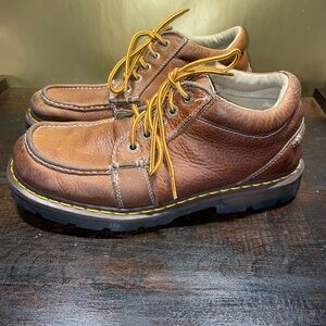 Vintage Dr. Martens Men's Y2K Brown Leather Kyle Lace Up Ankle Boots Sz 11